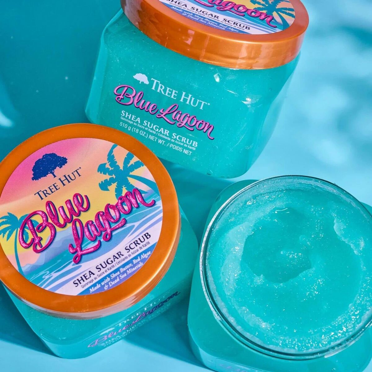 Ексфолирант за тяло Tree Hut Blue Lagoon 510 g